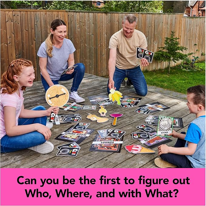 Spin Master Games Clue Giant Edition Family Game for Indoor &amp Outdoor Fun with Big Oversized Board for Family and Kids 2-4 Players Ages 6 &amp Up