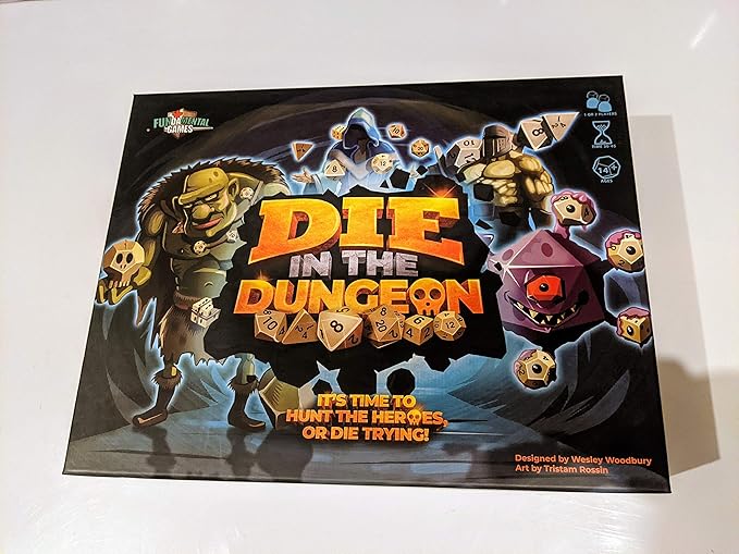 Giga Mech Games DIE in The Dungeon! A Solo Game of DIE-namic Dungeon CrawlingWhere You are The Dungeon Monster!
