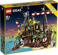 Lego® Ideas Pirates of Barracuda Bay 21322 Pirate Shipwreck Model Building Kit for Play and Display