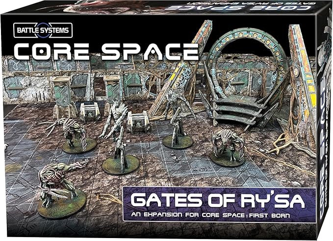 Battle Systems BSGCSE013 Core Space First Born Expansion- Gates of Ry'sa - 28mm Miniatures - Board Game - Modular 3D Terrain