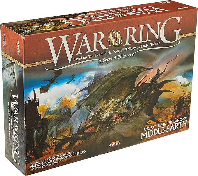 Fantasy Flight Games Ares Games War of The Ring 2nd Edition Multi-Colored (AGS WOTR001) 2 to 4 Players