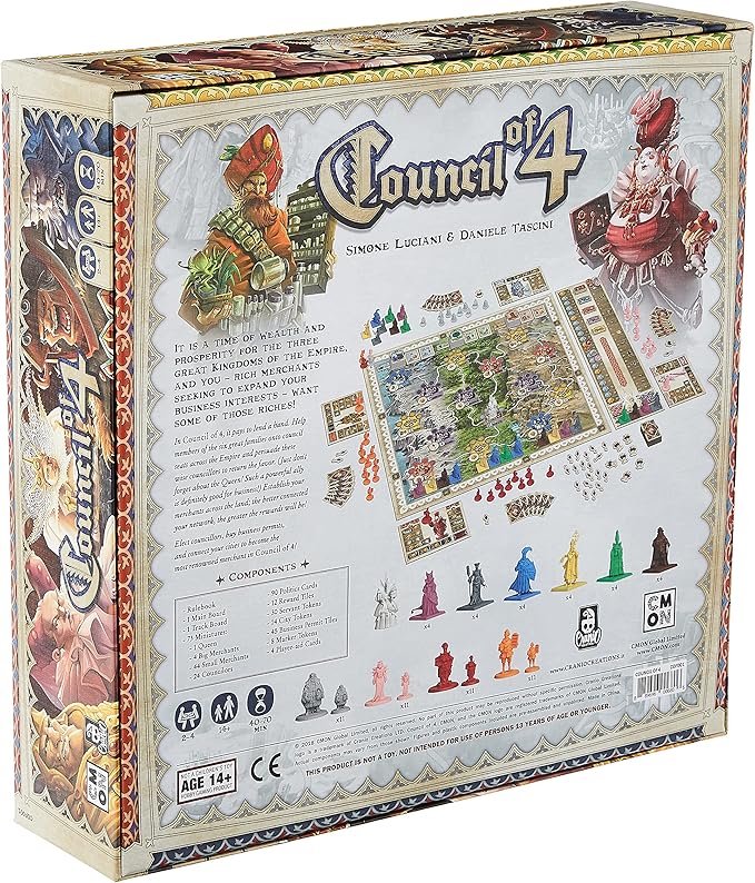 CMON Council of 4 Board Game