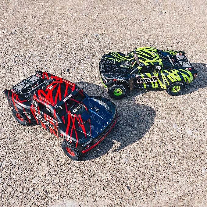 ARRMA RC Truck 1/7 Mojave 6S V2 4WD BLX Desert Truck with Spektrum Firma (Ready-to-Run) Green/Black ARA7604V2T1
