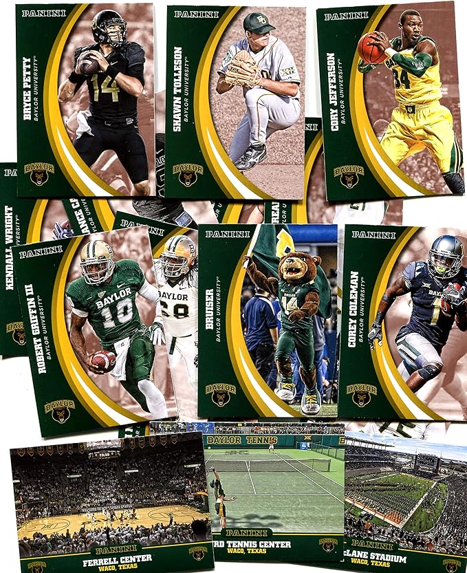 Panini NCAA Baylor Bears 2016 College Multi-Sport Retail 24CT. - Baylor Bears Black Small
