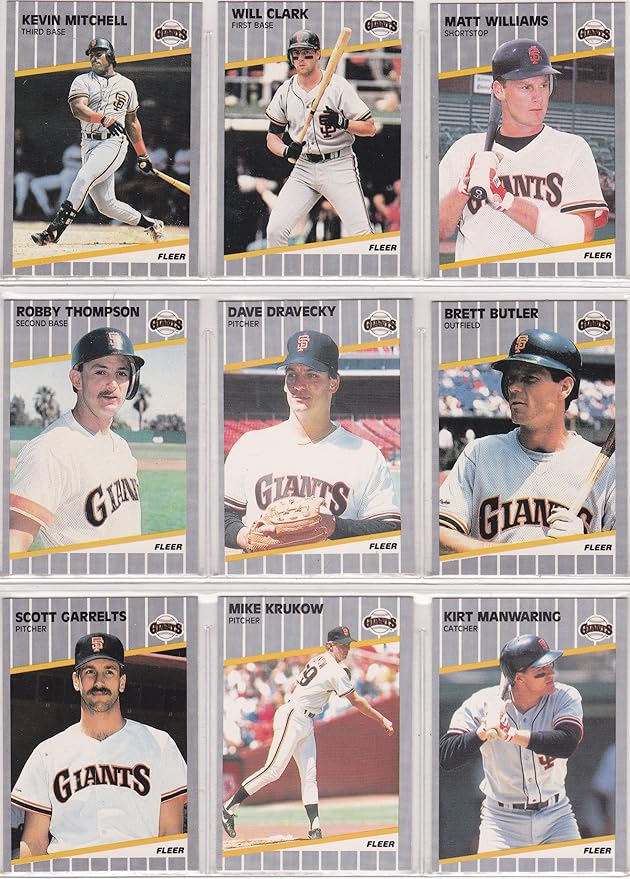 1989 Fleer Baseball Factory set