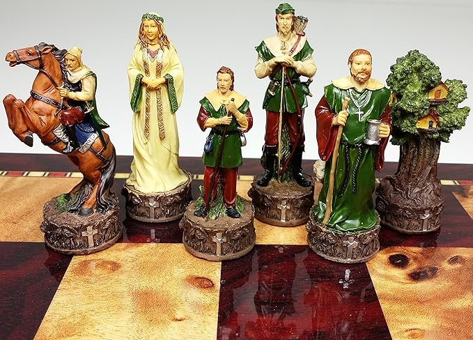 Medieval Times Robin Hood Set of Chess Men Pieces - NO Board