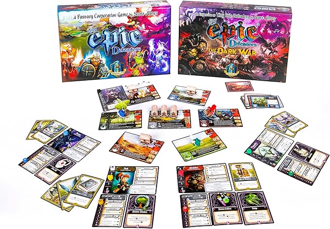 Gamelyn Games Tiny Epic Defenders The Dark War Expansion Multiplayer Strategy Board Game for Family &amp Friends