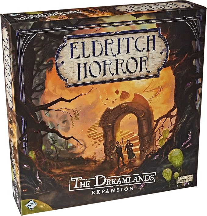 Eldritch Horror The Dreamlands Board Game EXPANSION - Unveil Mystical Realms Confront Ancient Horrors! Mystery Game for Adults Ages 14+ 1-8 Players 2-4 Hour Playtime Made by Fantasy Flight Games