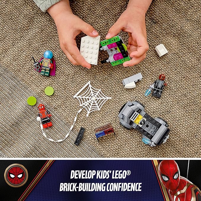 LEGO Marvel Spider-Man vs. Mysterio’s Drone Attack 76184 Building Kit (73 Pieces)